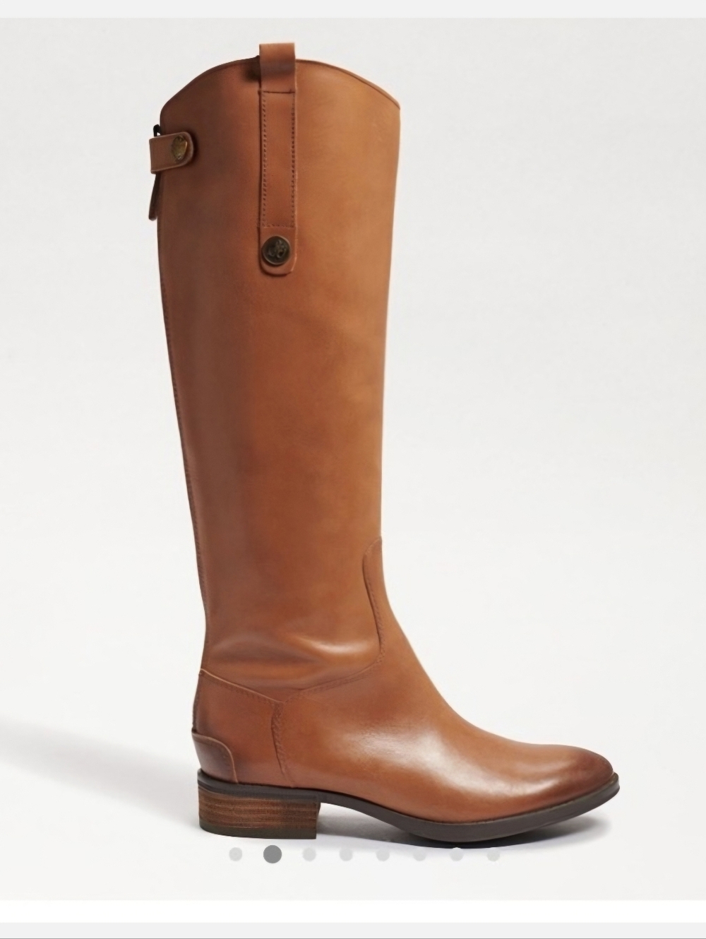 Sam Edelman Penny Brown Leather Riding Boots - 9.5 - Picture 4 of 16